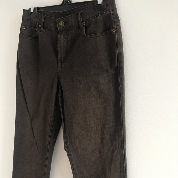 Diane Gilman Chocolate Brown Regular Rise Winter Jeans - Picture 13 of 16